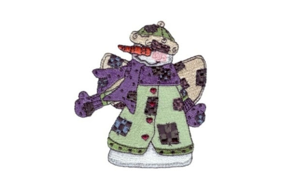 Angelic Snowman Checkers Embroidery Review