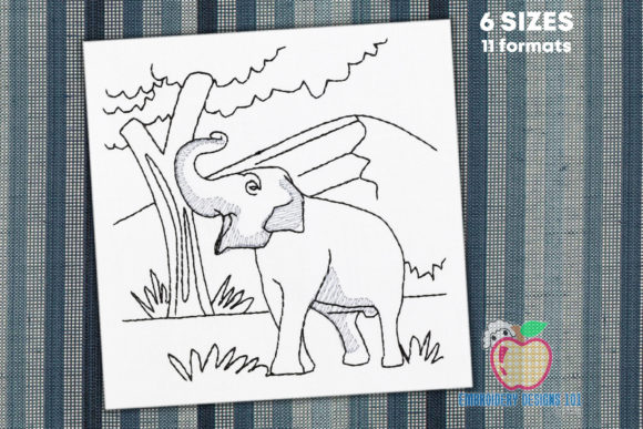 Angry Elephant Sketch Embroidery Review