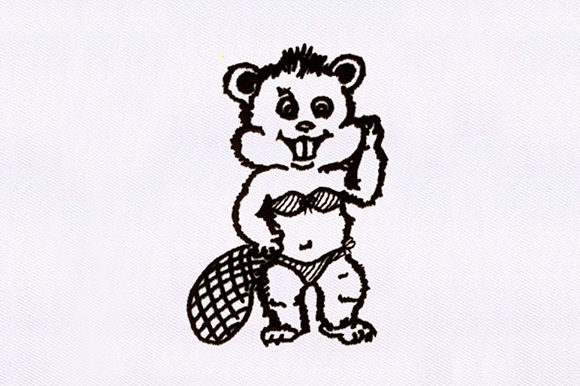 Beaver Girl Embroidery Design Review