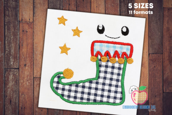 Christmas Elf Shoe Embroidery Design Review