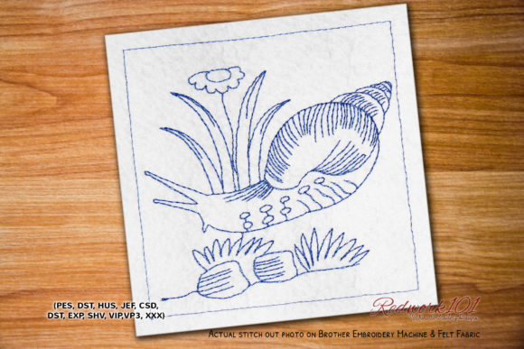Giant African Snail Embroidery Review