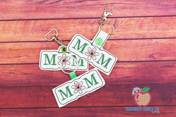 Mom in the Hoop Keyfob Embroidery Review