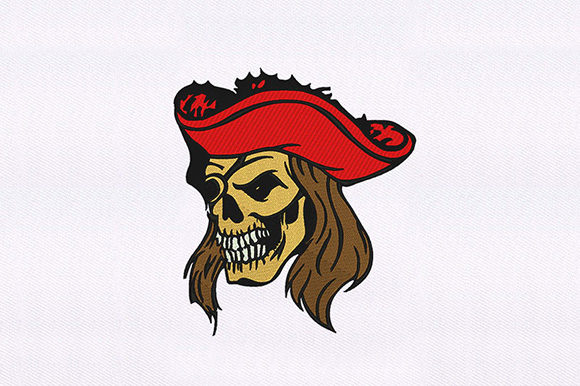 Review of Hat Skull Pirate Embroidery Design