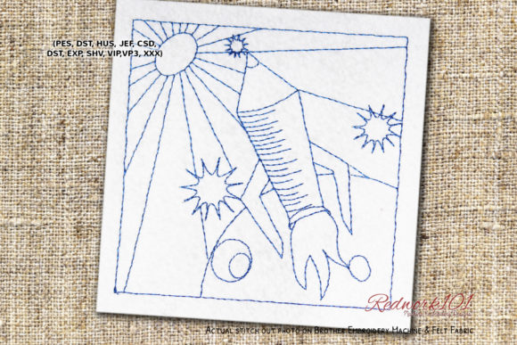 Space Shuttle Embroidery Design Review