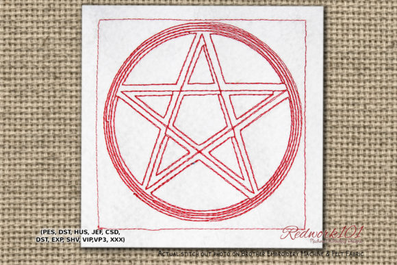 Wicca Pentacle Embroidery Design Review